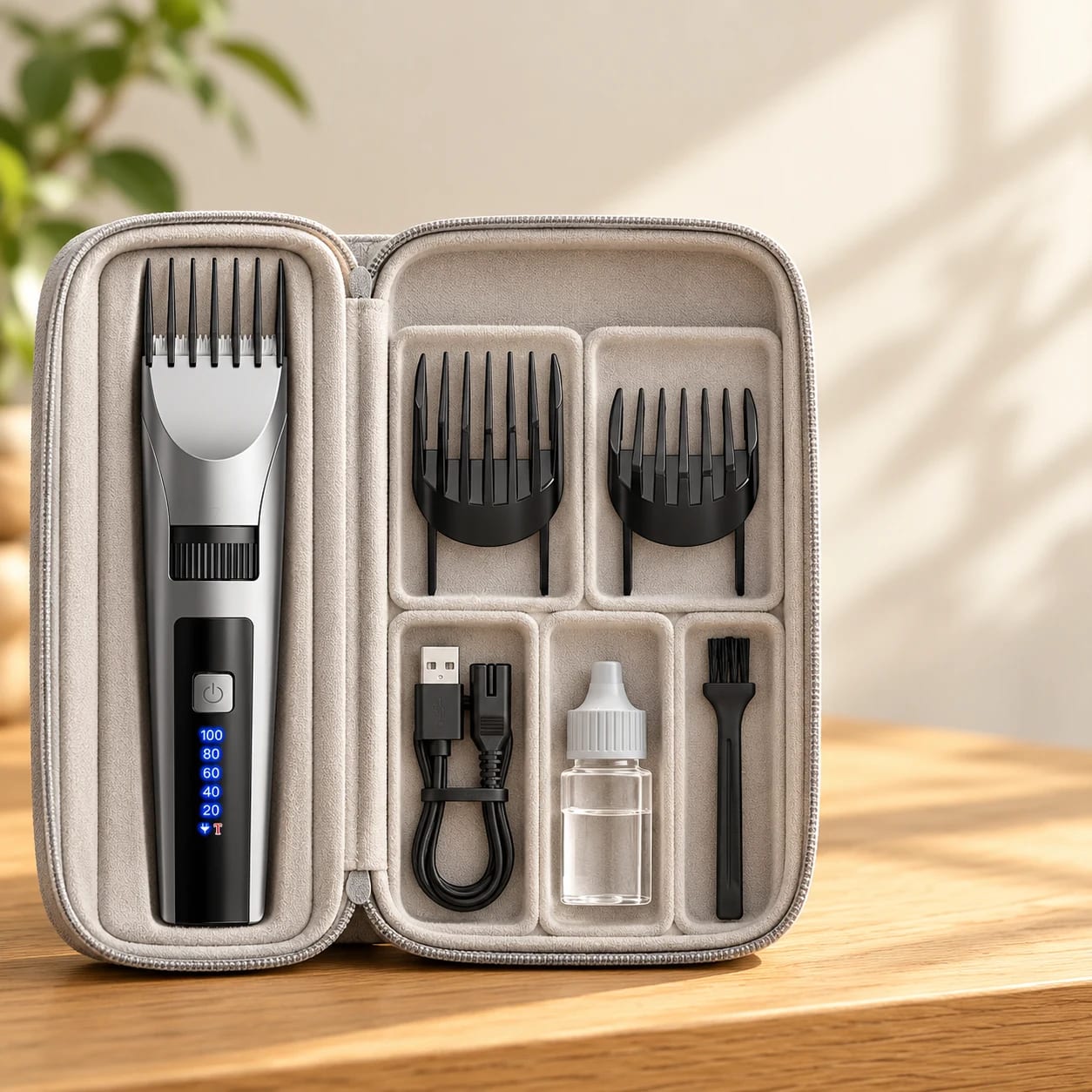 Home Hair Clipper Kit Storage: Keep Accessories Tied to One Model