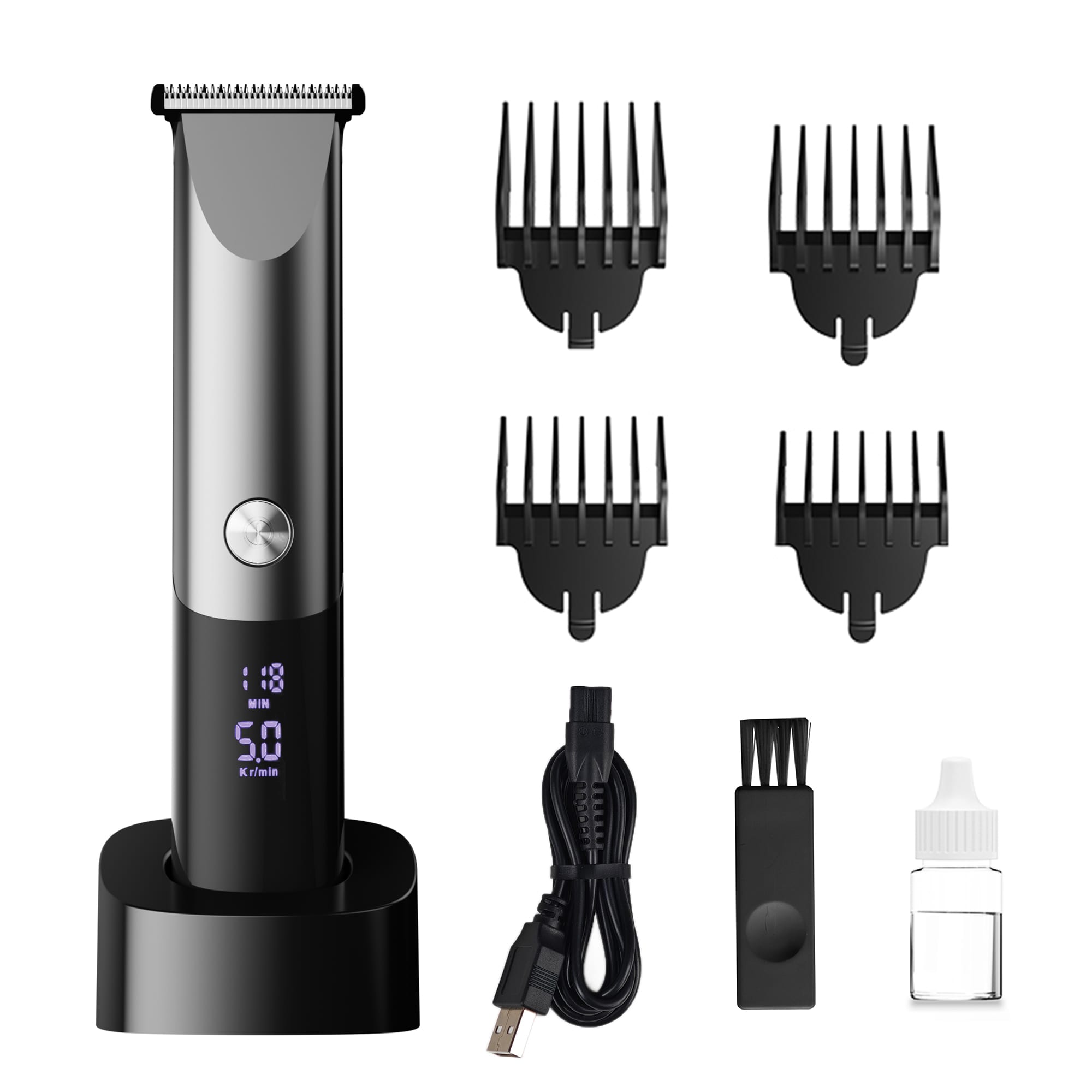 Unibono YH-7108 Professional LED Hair Clipper For Home And Barbershop IPX7 1