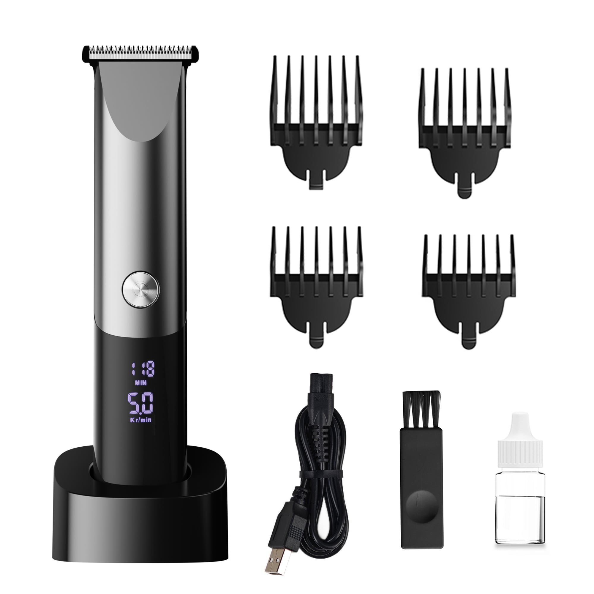 Unibono YH-7108 Professional LED Hair Clipper For Home And Barbershop IPX7