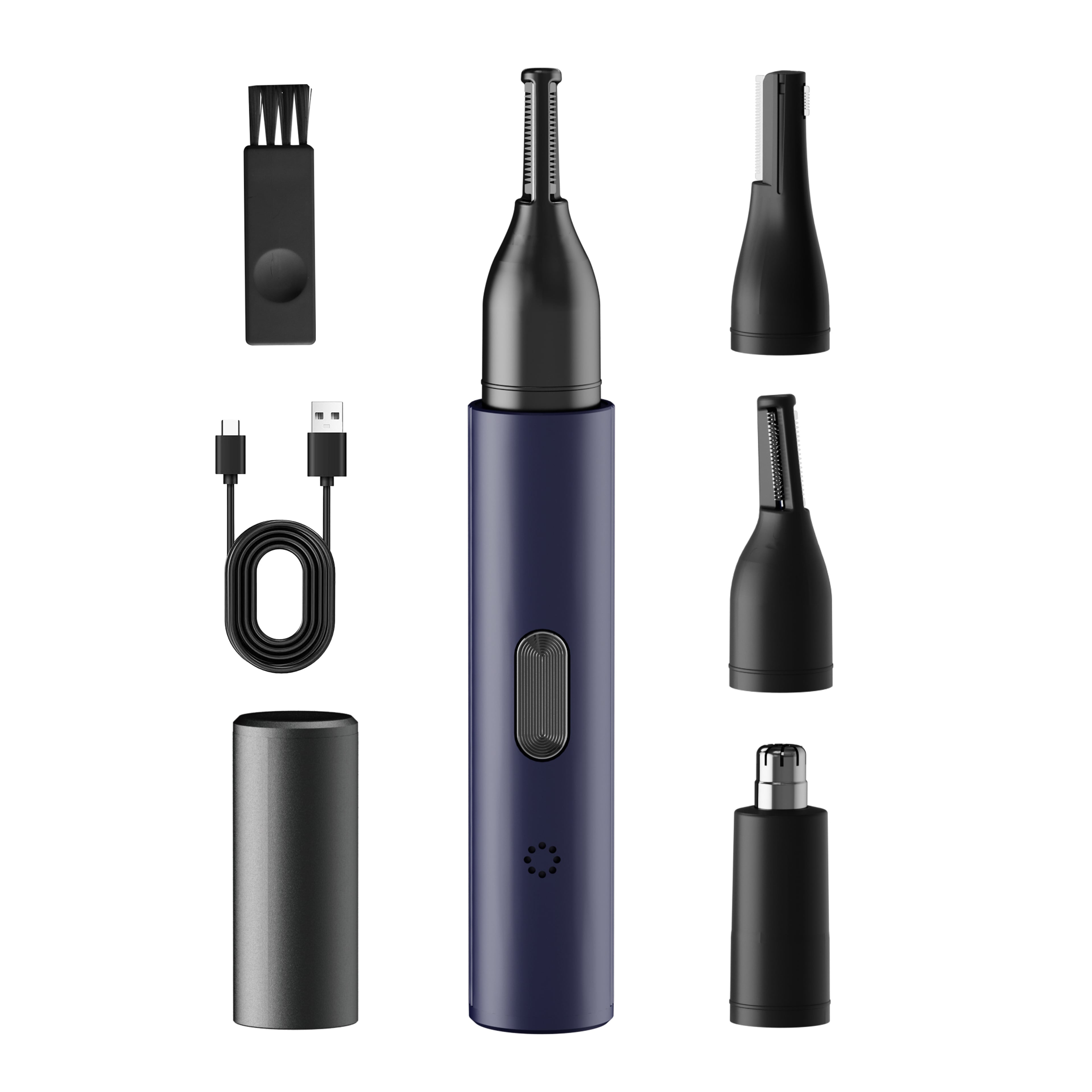 Unibono YH-7213 Aluminum Alloy Housing 3 In 1 Nose & Eyebrow Hair Trimmer