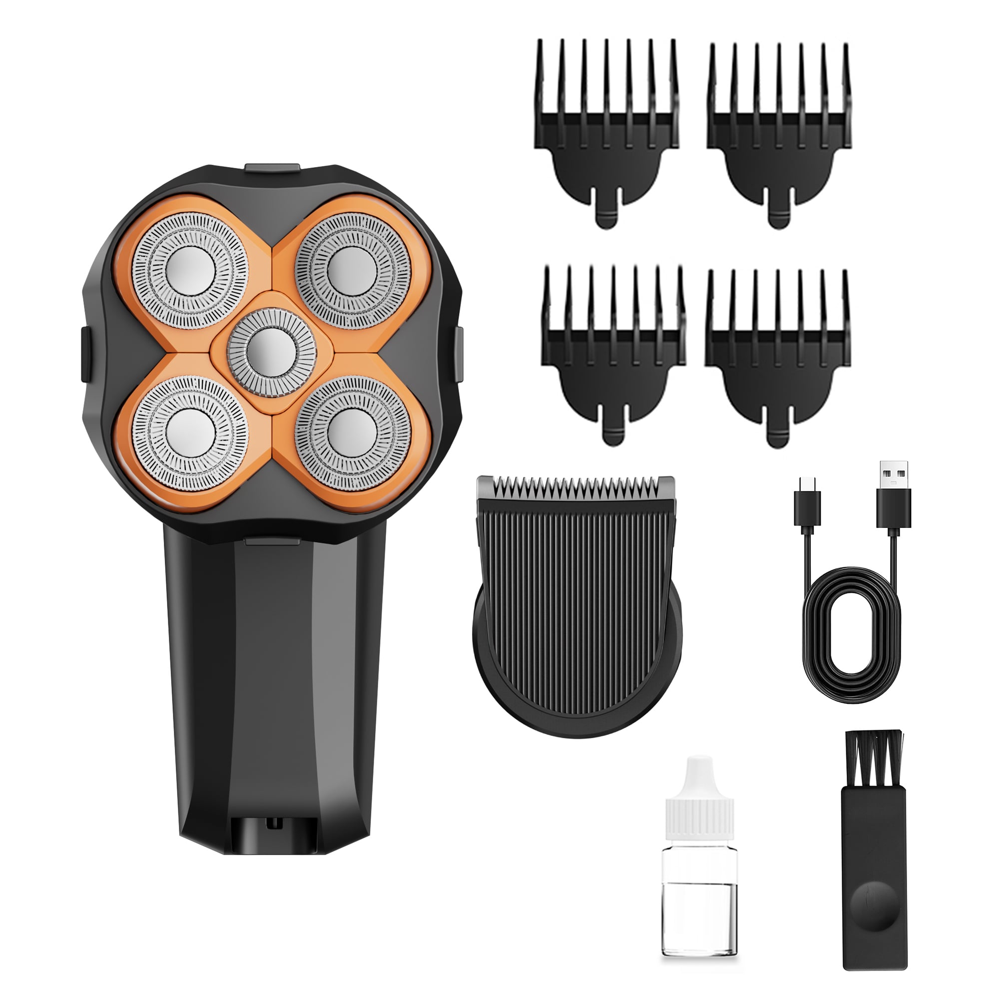Unibono YH-7285 2 In 1 Head Shaver & Hair Trimmer IPX7