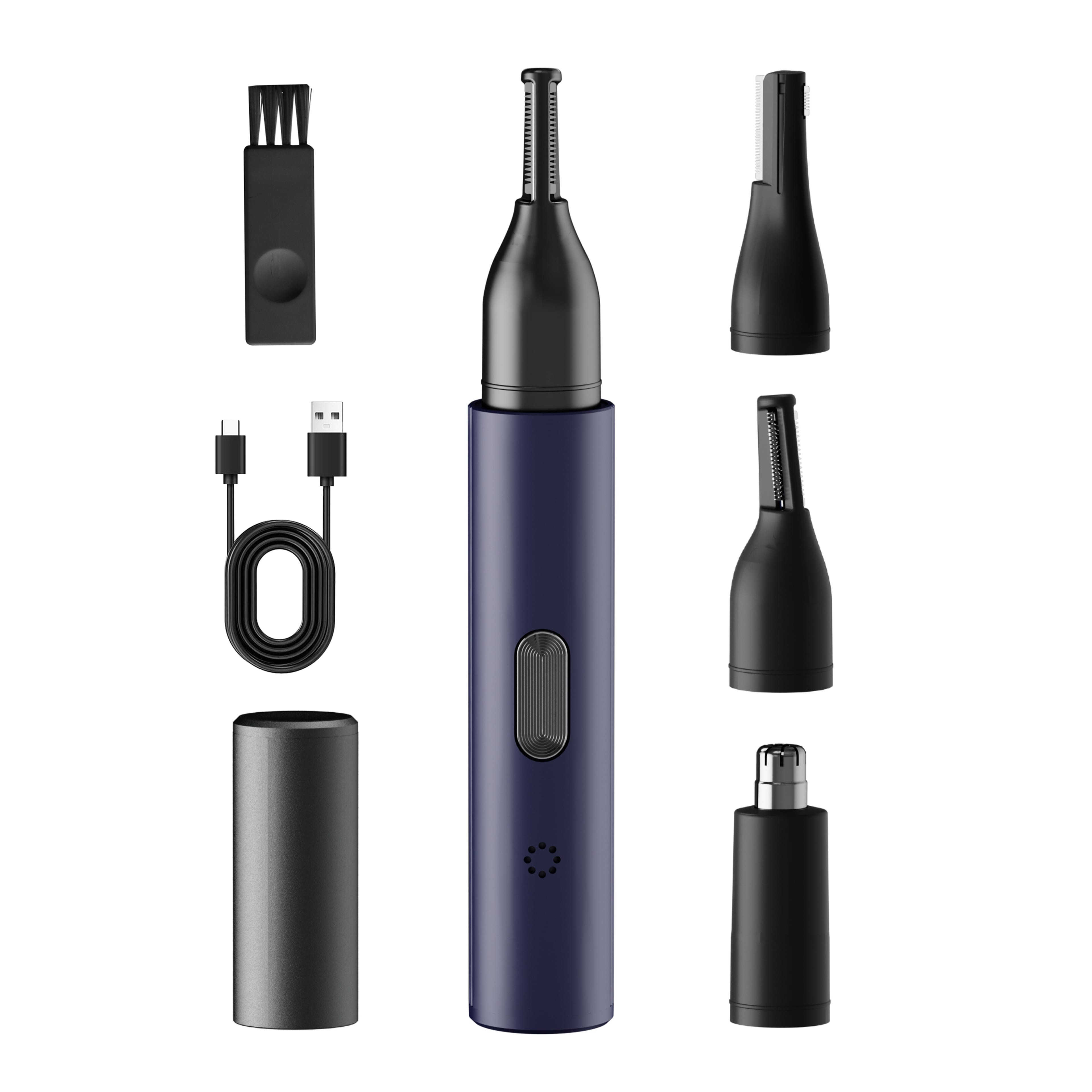 Unibono YH-7213 Aluminum Alloy Housing 3 In 1 Nose & Eyebrow Hair Trimmer